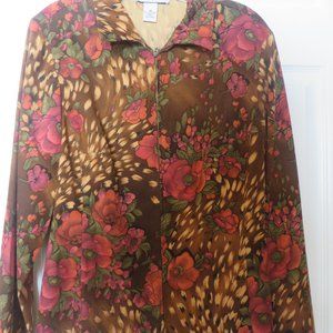 LADIES LESLIE FAY VINTAGE JACKET SIZE M